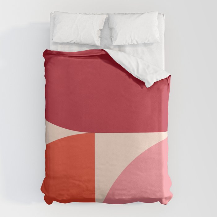 Mid Century Modern Abstract I Duvet Cover Gallery Image 6