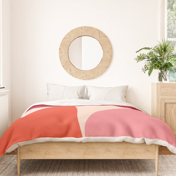 Mid Century Modern Abstract I Duvet Cover Gallery Image 3