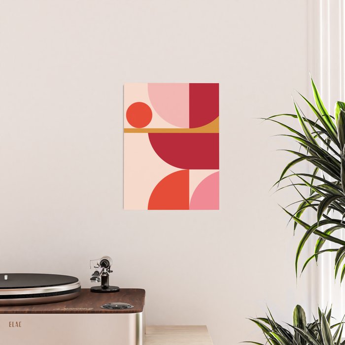 Mid Century Modern Abstract I Poster Gallery Image 2