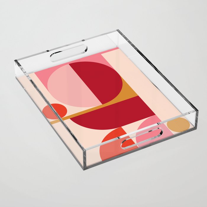 Mid Century Modern Abstract I Acrylic Tray Gallery Image 1