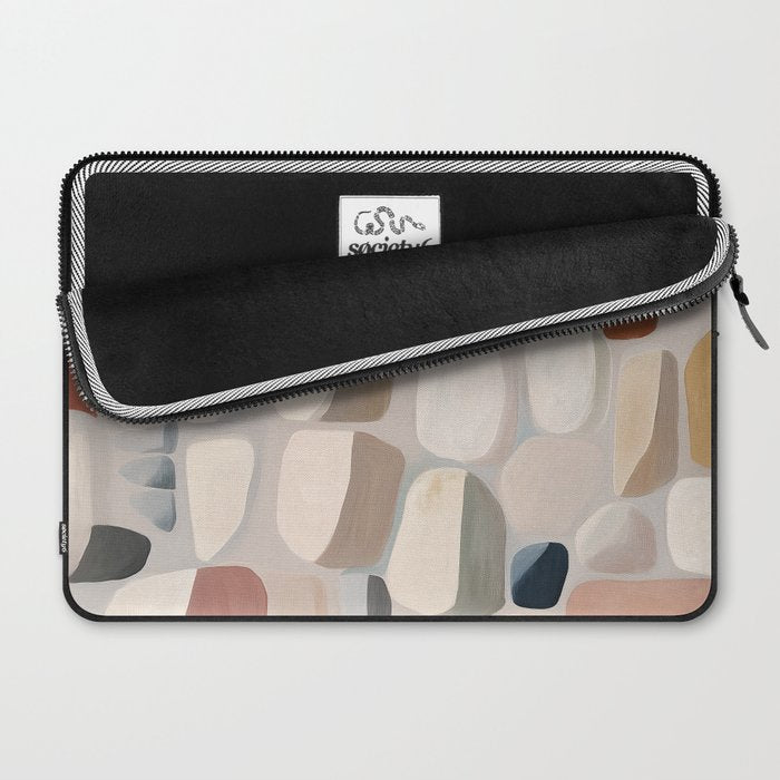 Soft Organic Stone Forms Laptop Sleeve Gallery Image 2