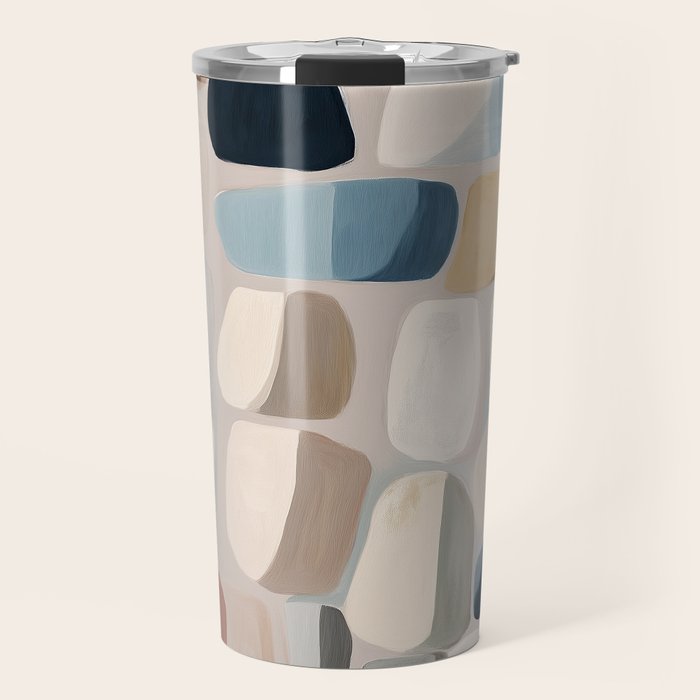 Soft Organic Stone Forms Travel Mug Gallery Image 1