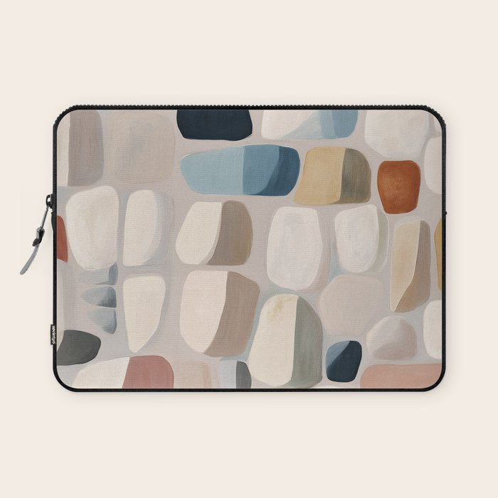 Soft Organic Stone Forms Laptop Sleeve Gallery Image 1