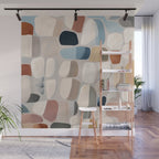 Soft Organic Stone Forms Wall Mural Gallery Image 1