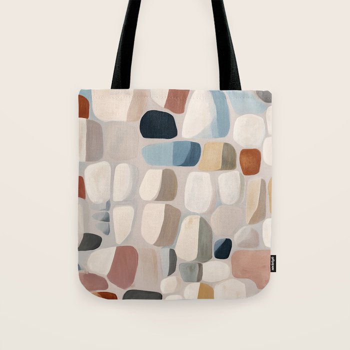 Soft Organic Stone Forms Tote Bag Gallery Image 1