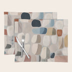 Soft Organic Stone Forms Placemat Gallery Image 1