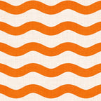 Coastal Orange / Modern Waves Series Coffee Mug Gallery Image 2