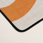 Coastal Orange / Modern Waves Series Desk Mat Gallery Image 4