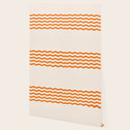 Coastal Orange / Modern Waves Series Wallpaper Gallery Image 2