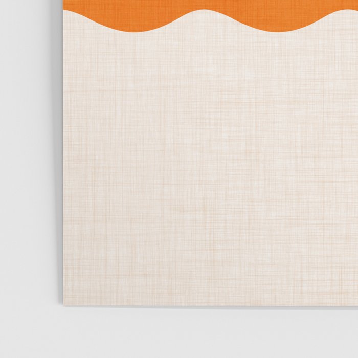 Coastal Orange / Modern Waves Series Poster Gallery Image 3