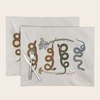 Albertus Seba Baby Breath Snakes  Placemat Gallery Image 1