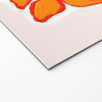 Painterly Nouveau bloom - imperfect bold textured floral art Welcome Mat Gallery Image 2