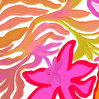 Painterly Nouveau bloom - imperfect bold textured floral art Coffee Mug Gallery Image 2