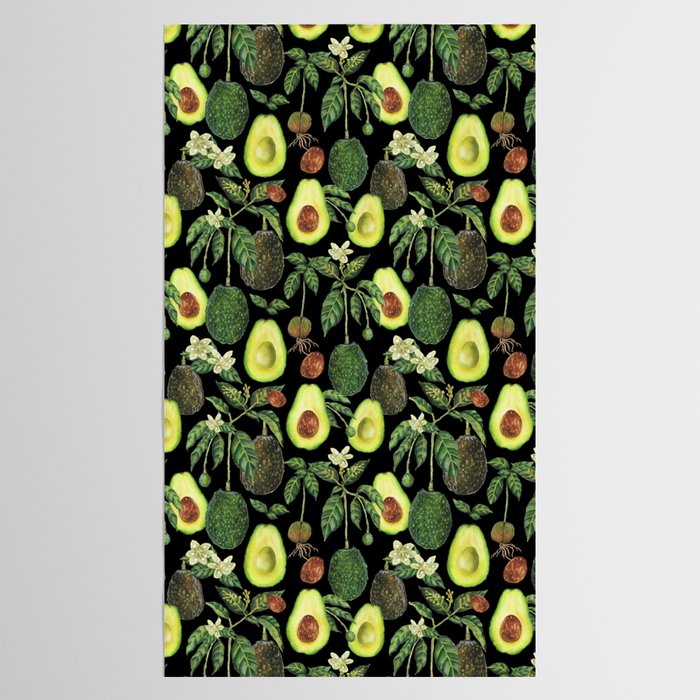 Avocado Fruit Plants - black Tablecloth Gallery Image 2