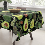 Avocado Fruit Plants - black Tablecloth Gallery Image 3