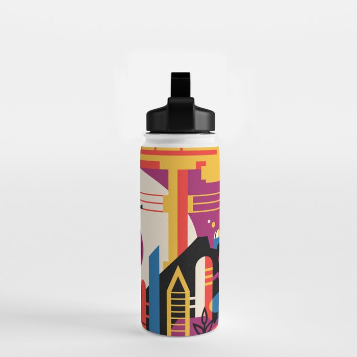 NASA Retro Space Travel Poster #9 Mars Water Bottle Gallery Image 2
