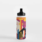 NASA Retro Space Travel Poster #9 Mars Water Bottle Gallery Image 2
