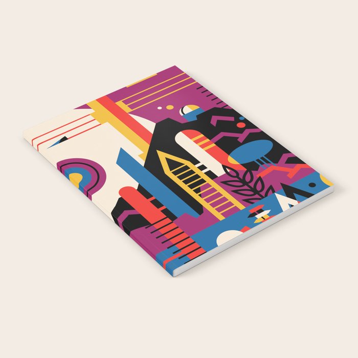 NASA Retro Space Travel Poster #9 Mars Notebook Gallery Image 1
