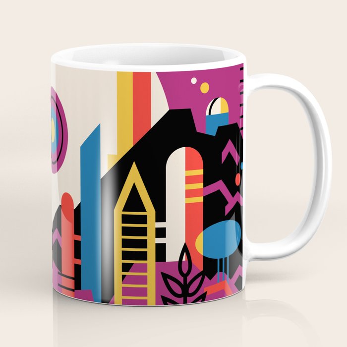 NASA Retro Space Travel Poster #9 Mars Coffee Mug Gallery Image 1