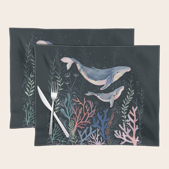 Whales and Coral Placemat Gallery Image 1