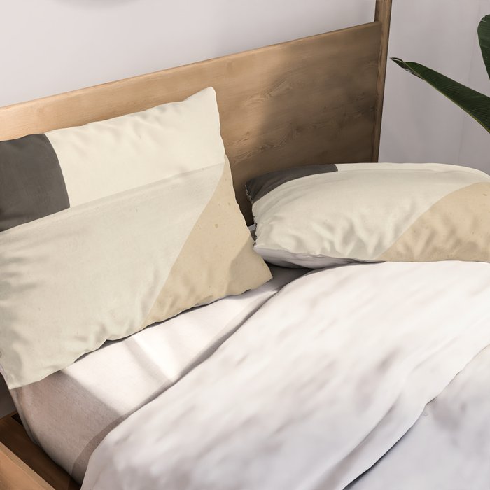 Modern Abstract Minimal Shapes 11 Pillow Sham Gallery Image 2