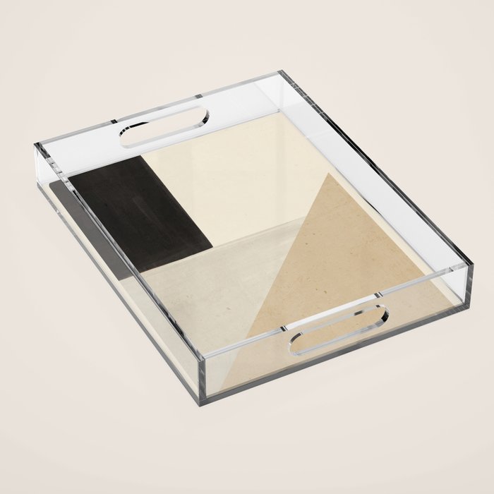 Modern Abstract Minimal Shapes 11 Acrylic Tray Gallery Image 1