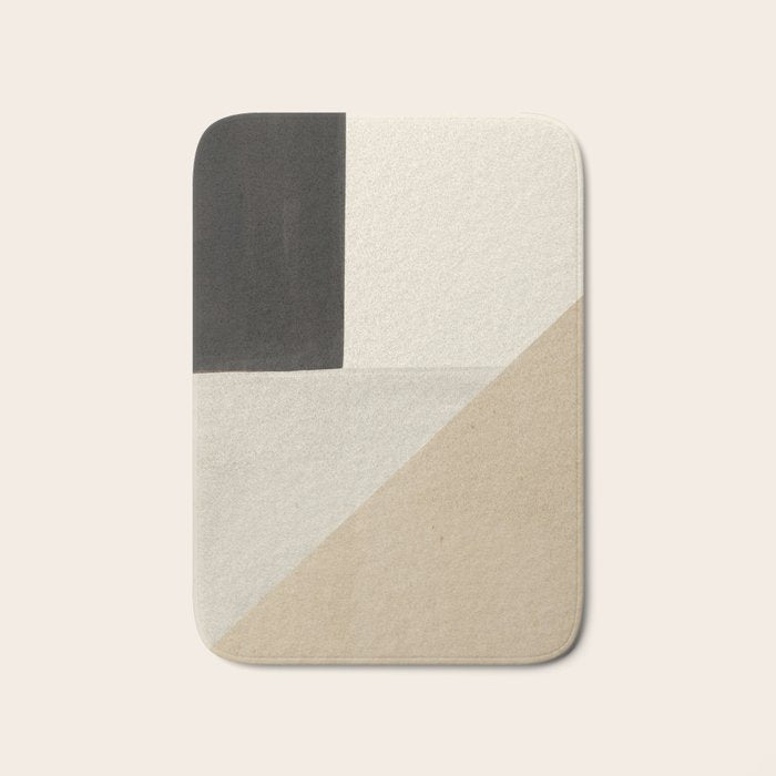 Modern Abstract Minimal Shapes 11 Bath Mat Gallery Image 1