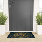 Vintage Zodiac & Astrology Chart | Royal Blue & Gold Welcome Mat Gallery Image 3