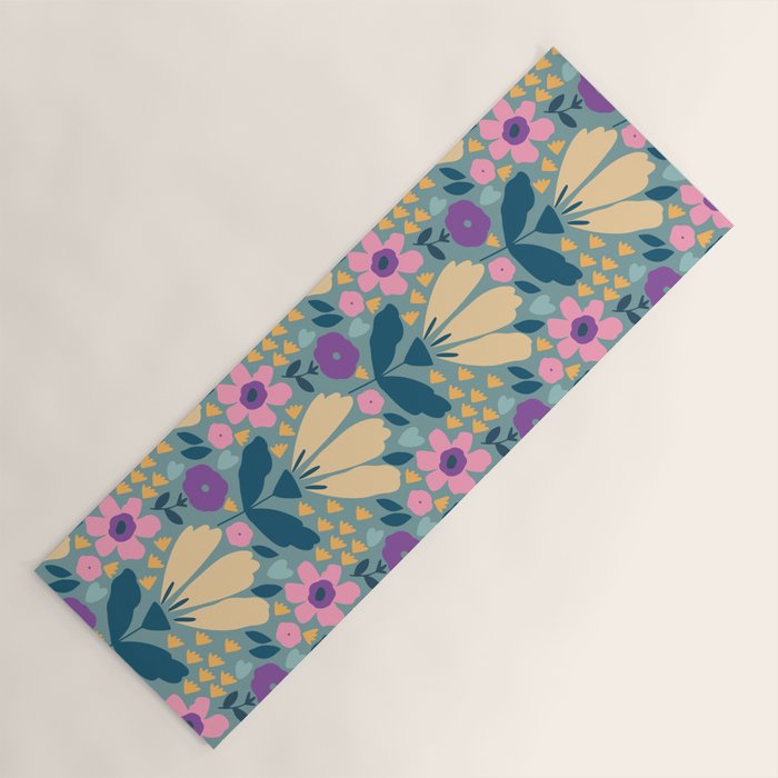 Pretty Bloom - Spring Vibe Yoga Mat Gallery Image 1