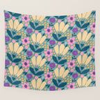 Pretty Bloom - Spring Vibe Wall Tapestry Gallery Image 4