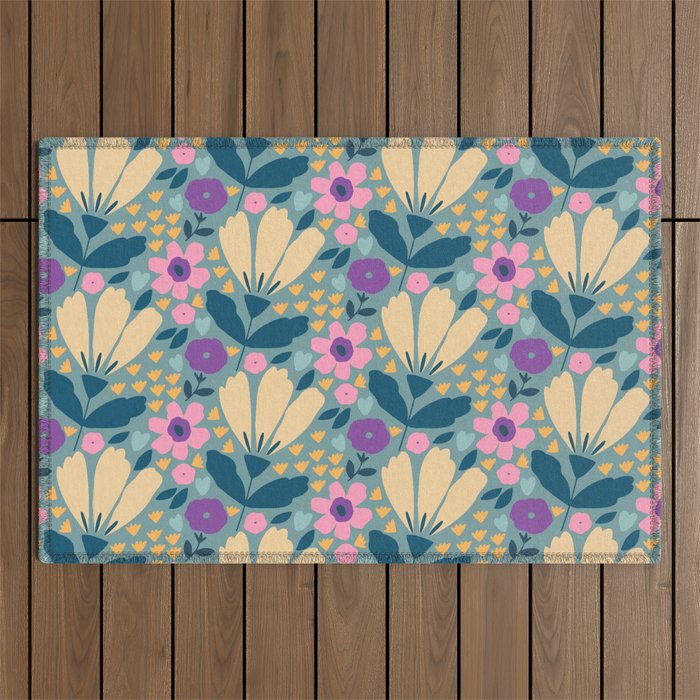 Pretty Bloom - Spring Vibe Outdoor Rug Gallery Image 1