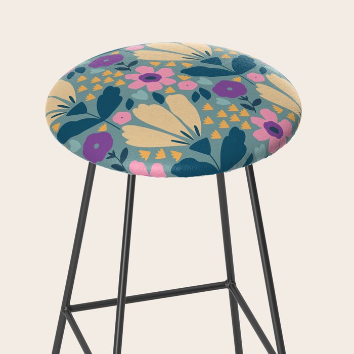 Pretty Bloom - Spring Vibe Stool Gallery Image 2