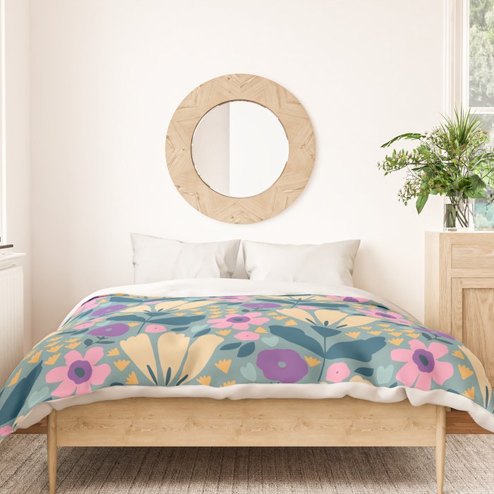 Pretty Bloom - Spring Vibe Duvet Cover Gallery Image 3