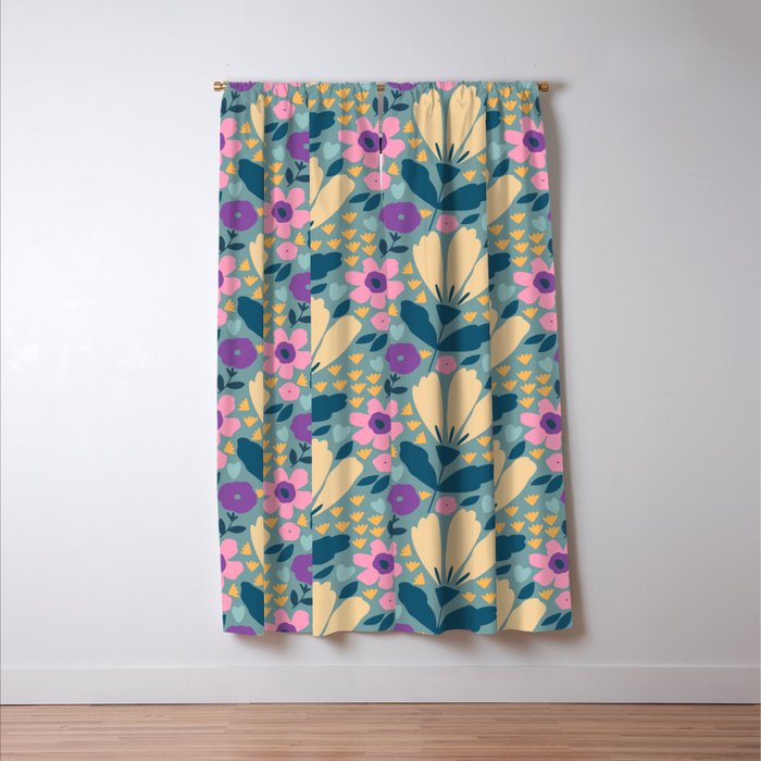 Pretty Bloom - Spring Vibe Window Curtain Gallery Image 3
