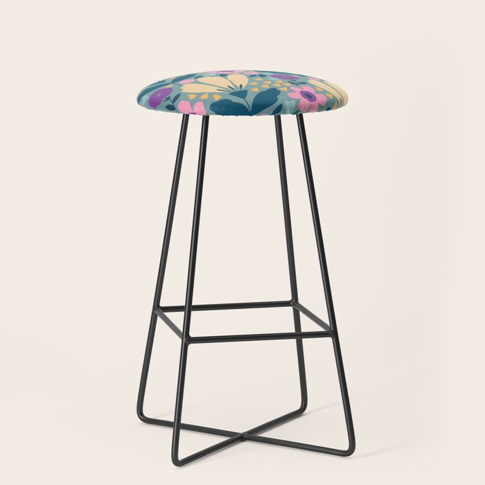 Pretty Bloom - Spring Vibe Stool Gallery Image 1