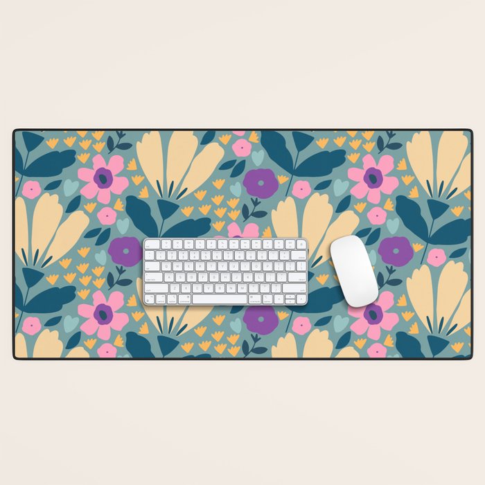 Pretty Bloom - Spring Vibe Desk Mat Gallery Image 1