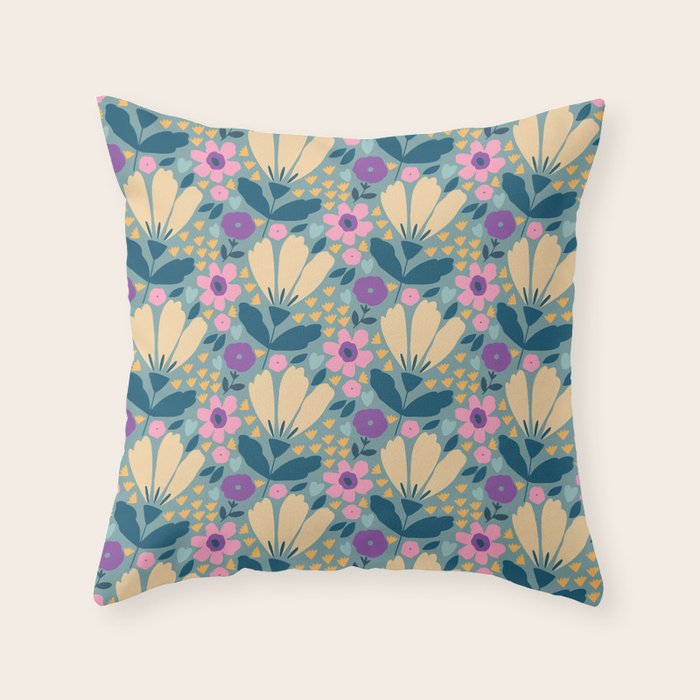Pretty Bloom - Spring Vibe Throw Pillow Gallery Image 6