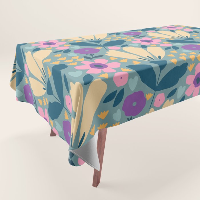 Pretty Bloom - Spring Vibe Tablecloth Gallery Image 1