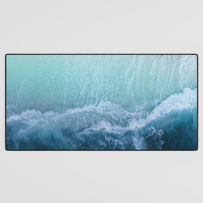 Turquoise Sea Desk Mat Gallery Image 3