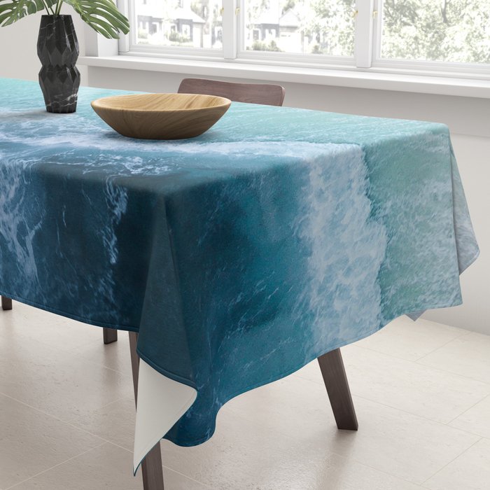 Turquoise Sea Tablecloth Gallery Image 3