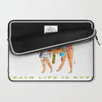 Yellow Dog Lab Buoy Beach Dog Watercolor Laptop Sleeve Gallery Image 2