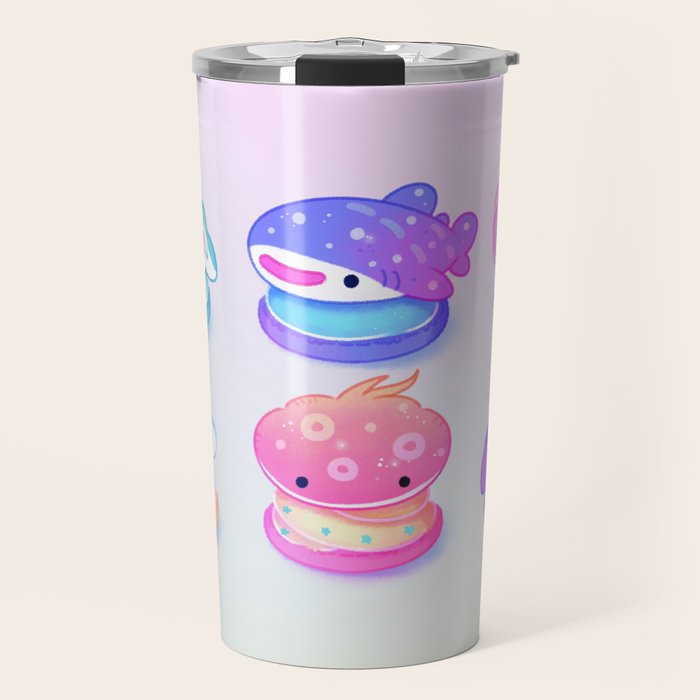 Sea macaron Travel Mug Gallery Image 1
