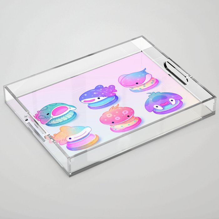 Sea macaron Acrylic Tray Gallery Image 1