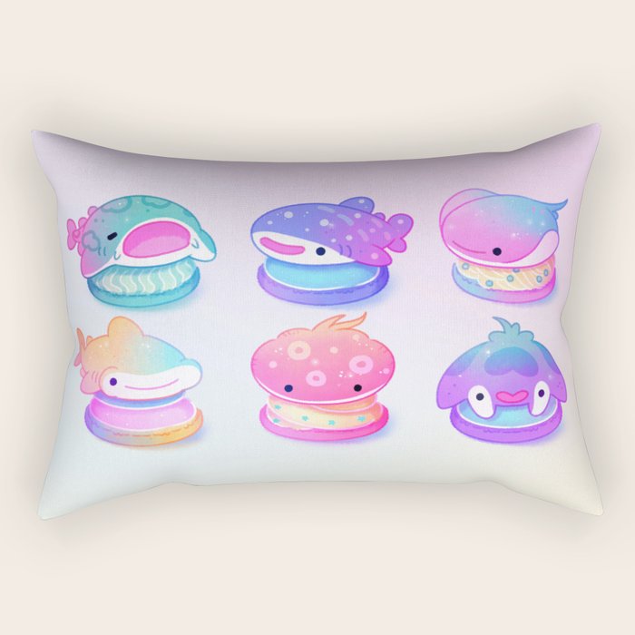 Sea macaron Rectangular Pillow Gallery Image 2