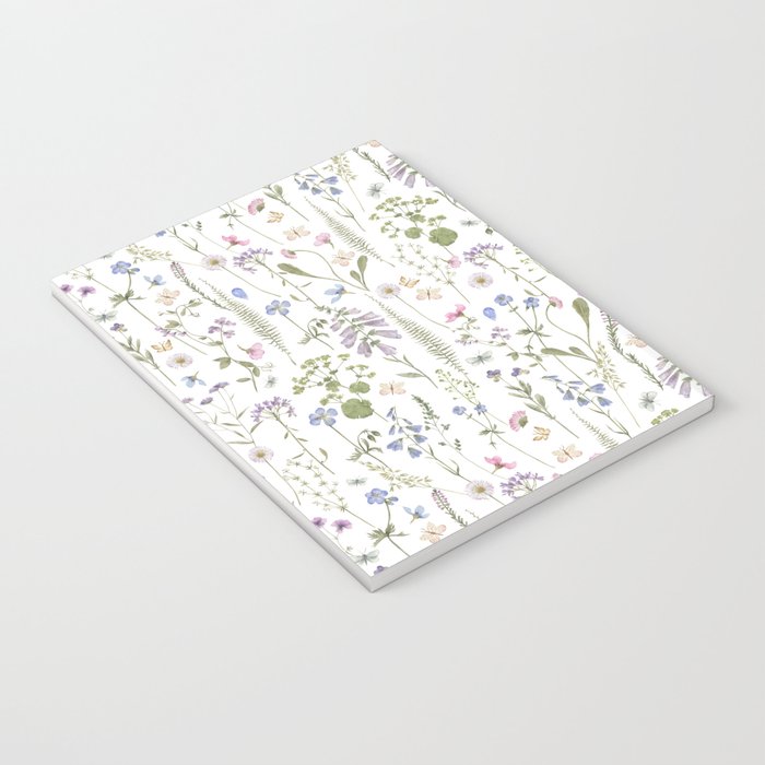 Hygge Summer Wildflowers Meadow Notebook Gallery Image 3