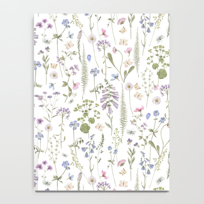 Hygge Summer Wildflowers Meadow Notebook Gallery Image 4