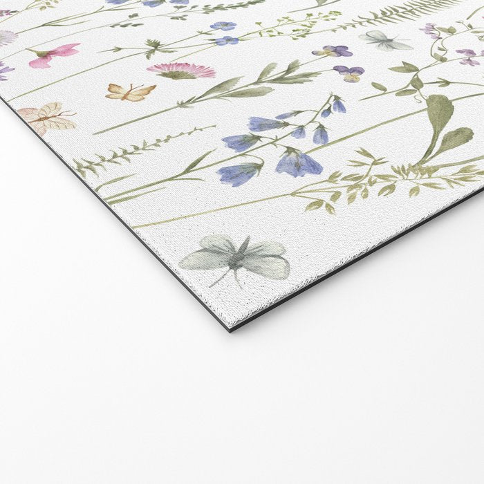 Hygge Summer Wildflowers Meadow Welcome Mat Gallery Image 2