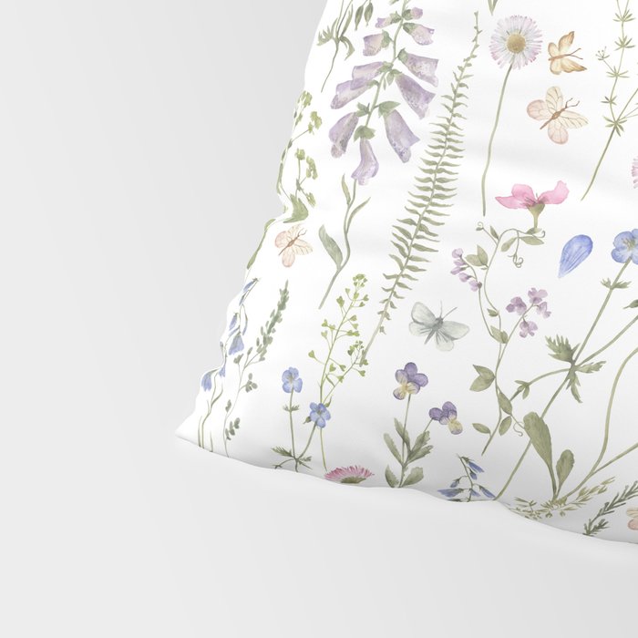 Hygge Summer Wildflowers Meadow Pillow Sham Gallery Image 4