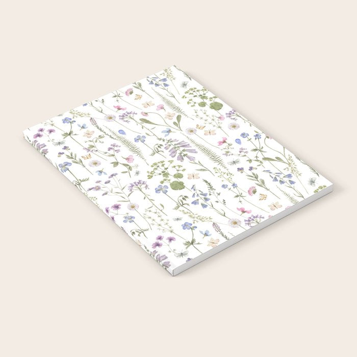 Hygge Summer Wildflowers Meadow Notebook Gallery Image 2