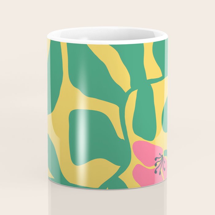 Midcentury Hibiscus 2 Coffee Mug Gallery Image 4